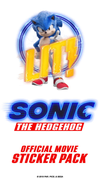 Official Sonic Movie Stickers