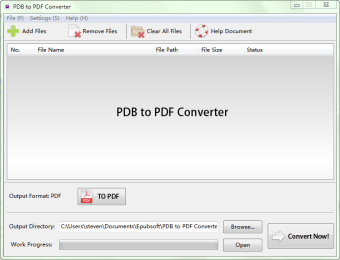 PDB to PDF Converter