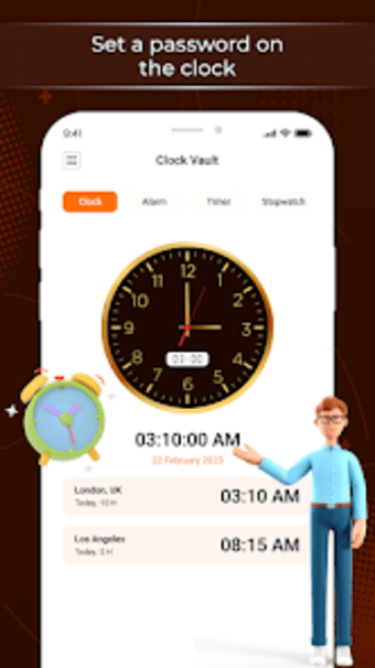 Gallery Lock : Clock Vault App