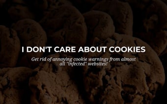 I don't care about cookies - Chrome