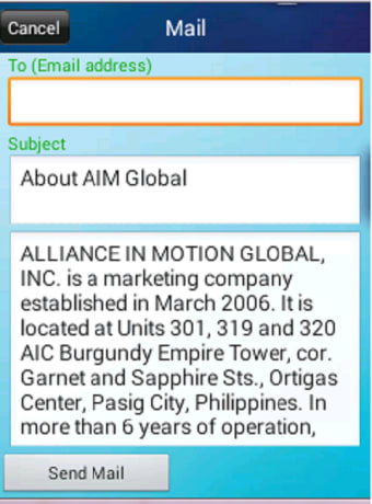 AIM Global Presentation App