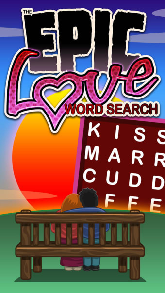 Epic Love Word Search - huge Valentines word game