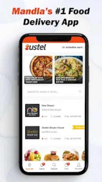 Zustel - online food delivery