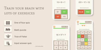 Math Games. Brain Training