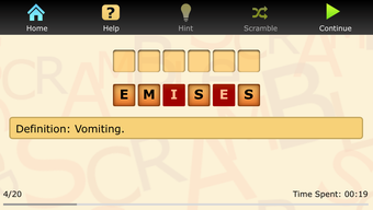 Med Term Scramble