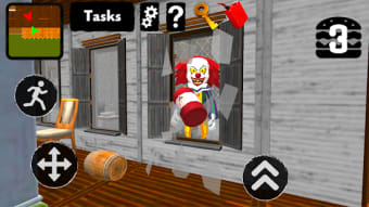 Neighbor Clown. Scary Escape 3D