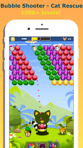 Bubble Shooter - Cat Rescue