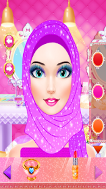 Hijab Princess Makeup Makeover Salon Game