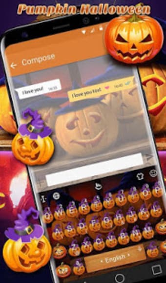 Pumpkin Halloween Keyboard Theme
