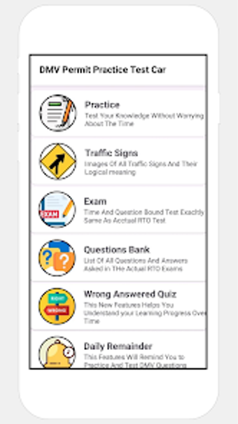 DMV Permit Practice Test App