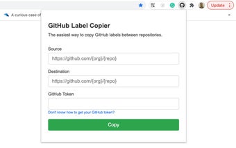 GitHub Label Copier