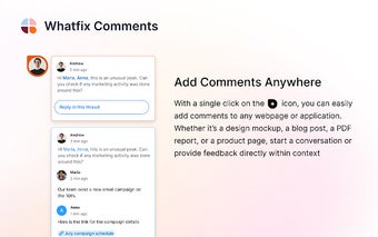 Whatfix Comments