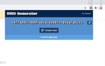 UUID generator