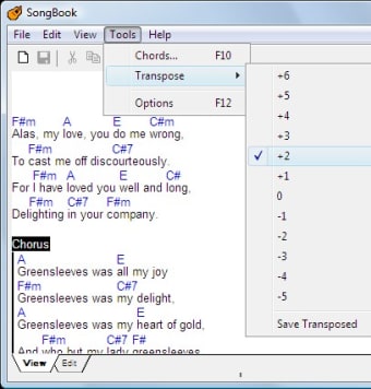 musescore songbook for windows
