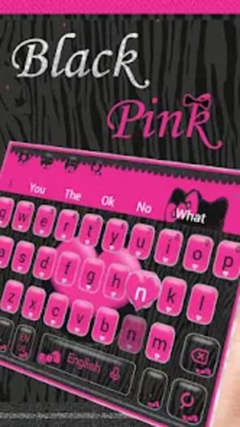 Pink Heart Keyboard Theme
