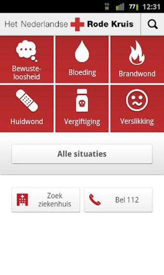 EHBO-app - Rode Kruis