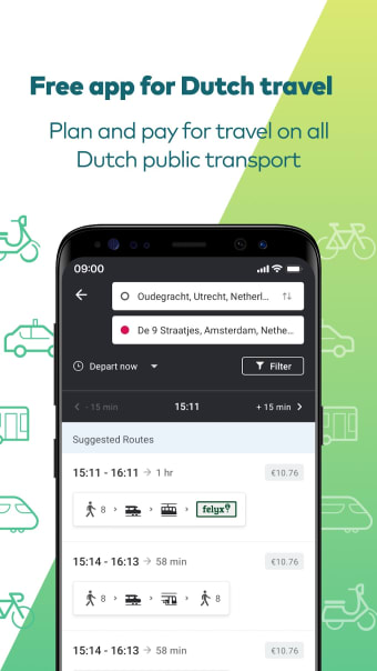 glimble Dutch travel planner
