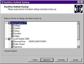 BackRex Outlook Backup