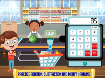 Grocery Market Kids Cash Register - Games for Kids