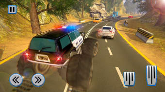 US Police Monster Truck Gangster Car Chase Games
