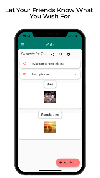 Wishr - Shared Wishlist