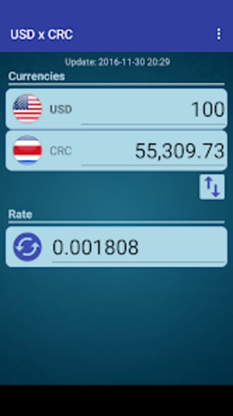 US Dollar to Costa Rican Colón
