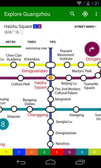 Explore Guangzhou metro map