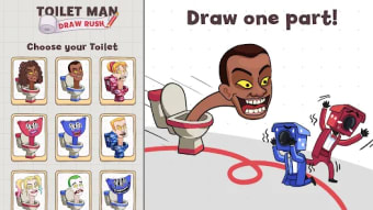 Toilet Man - Draw Rush