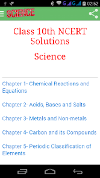 Class 10 Science Solutions