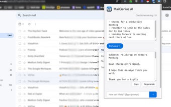 MailGenius: AI Email Enhancer