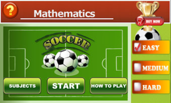 Soccer Math Game
