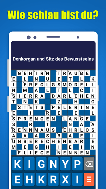German Crossword - Classic Word Puzzle Game