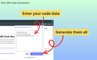 Bulk QR Code Generator