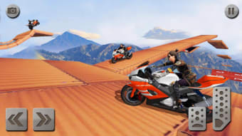 Impossible Mega Ramp Moto Bike Rider Stunts Racing