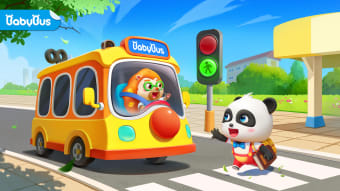 Baby Pandas School Bus