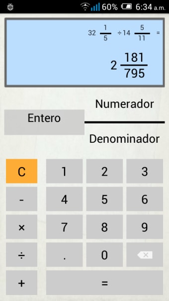 Calculadora de Fracciones