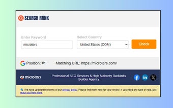 SearchRank - Website & Google Keyword Ranking Checker