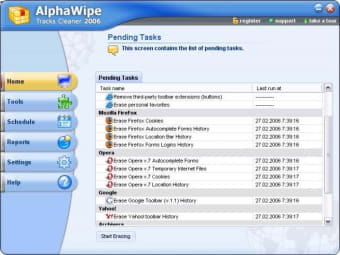 AlphaWipe Tracks Cleaner 2006