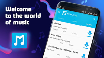 MeloDroid: Music Online Player Stream Find Songs