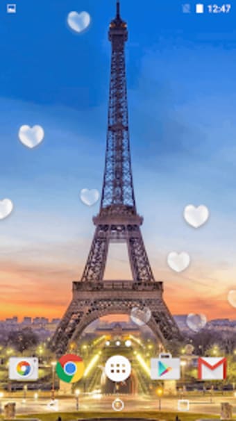 Paris by Night Live Wallpaper
