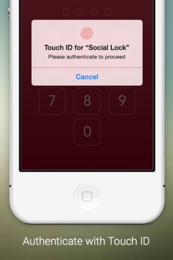 Social Lock - For Social Network  Online Dating  RED  version