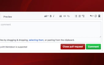 GitHub PR Close Button
