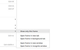 "This Frame" Context Menu