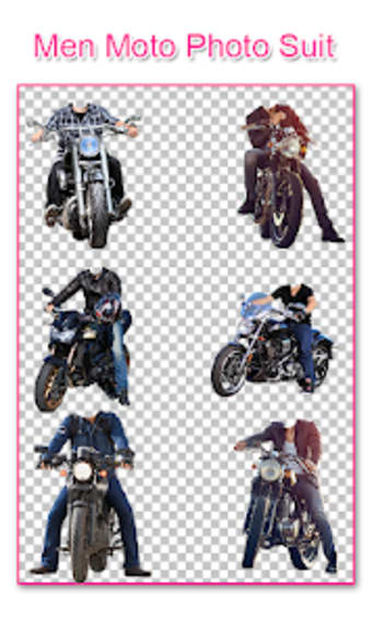 Men Moto Photo Suit