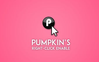 Pumpkin's Right Click Enable