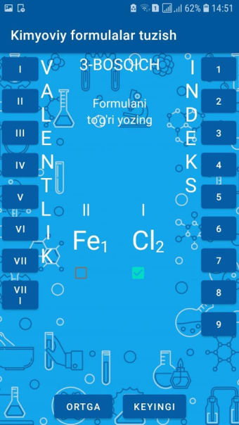 Kimyoviy formulalar tuzish