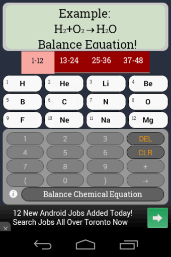 Chem Equation Balance (Free)