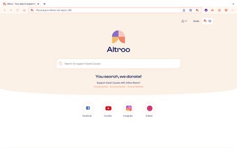 Altroo - Search that Supports Charities