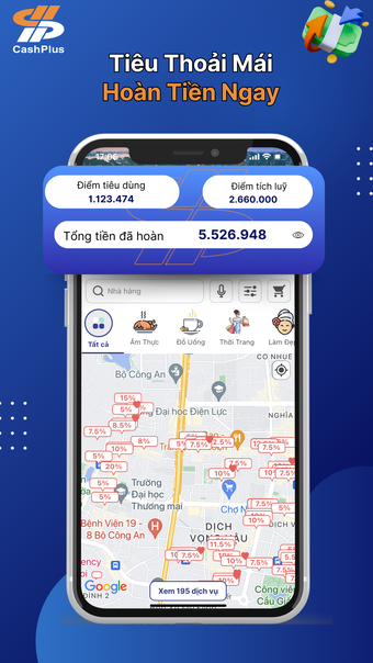 CashPlus Tiêu Dùng  Hoàn Tiền