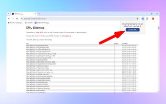 Sitemap URLs Extractor
